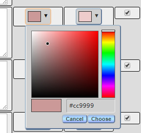 Convergence Manual | Color Codes